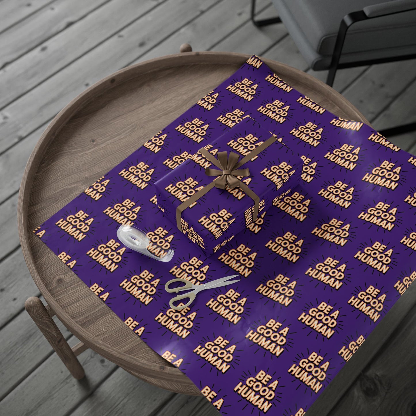 Be a Good Human Gift Wrap (Single Roll)