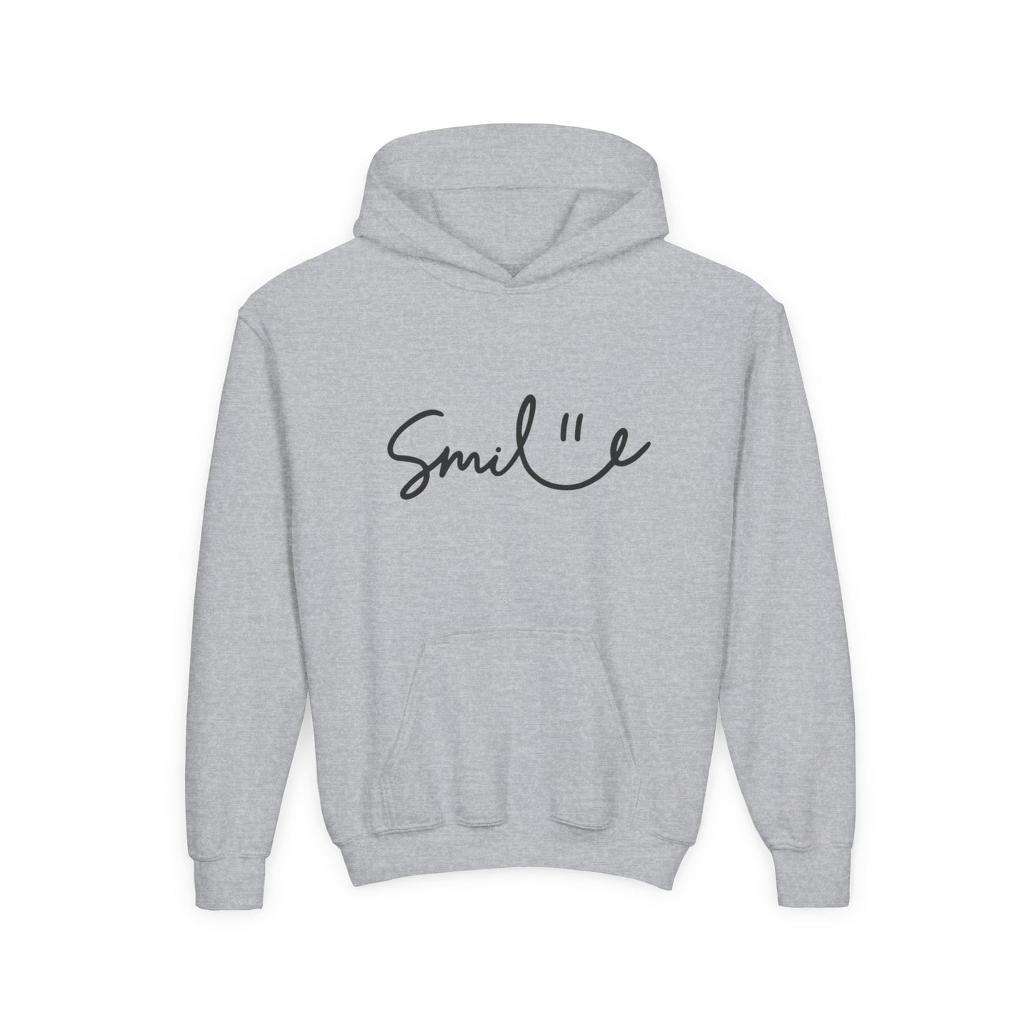 Smile Youth Heavy Blend Hoodie - Cozy, Cheerful Sweatshirt for Kids