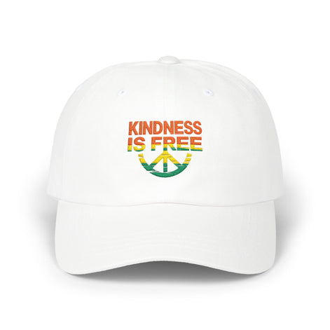 "Kindness Is Free" Peace Sign Embroidered Hat