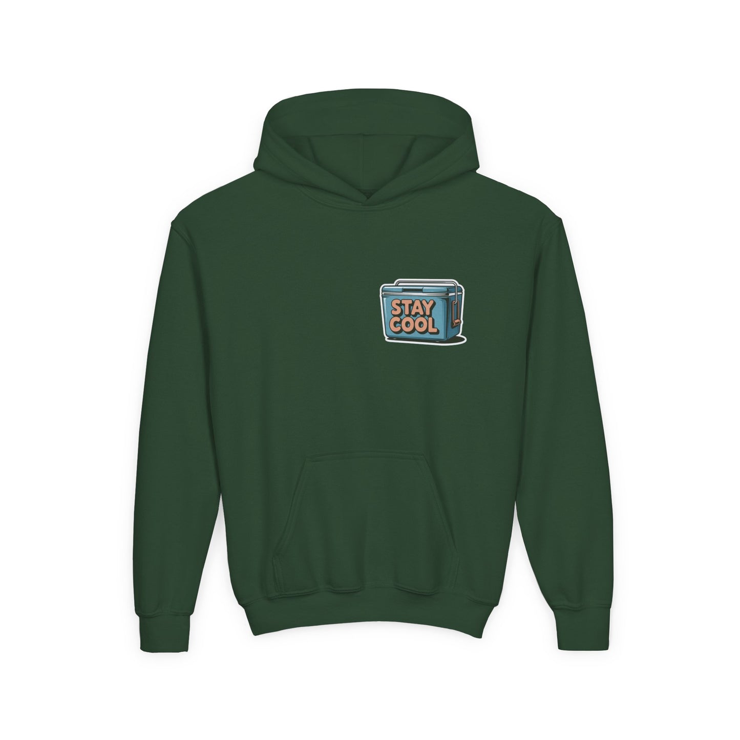 Youth Hooded Sweatshirt - Stay Cool Graphic