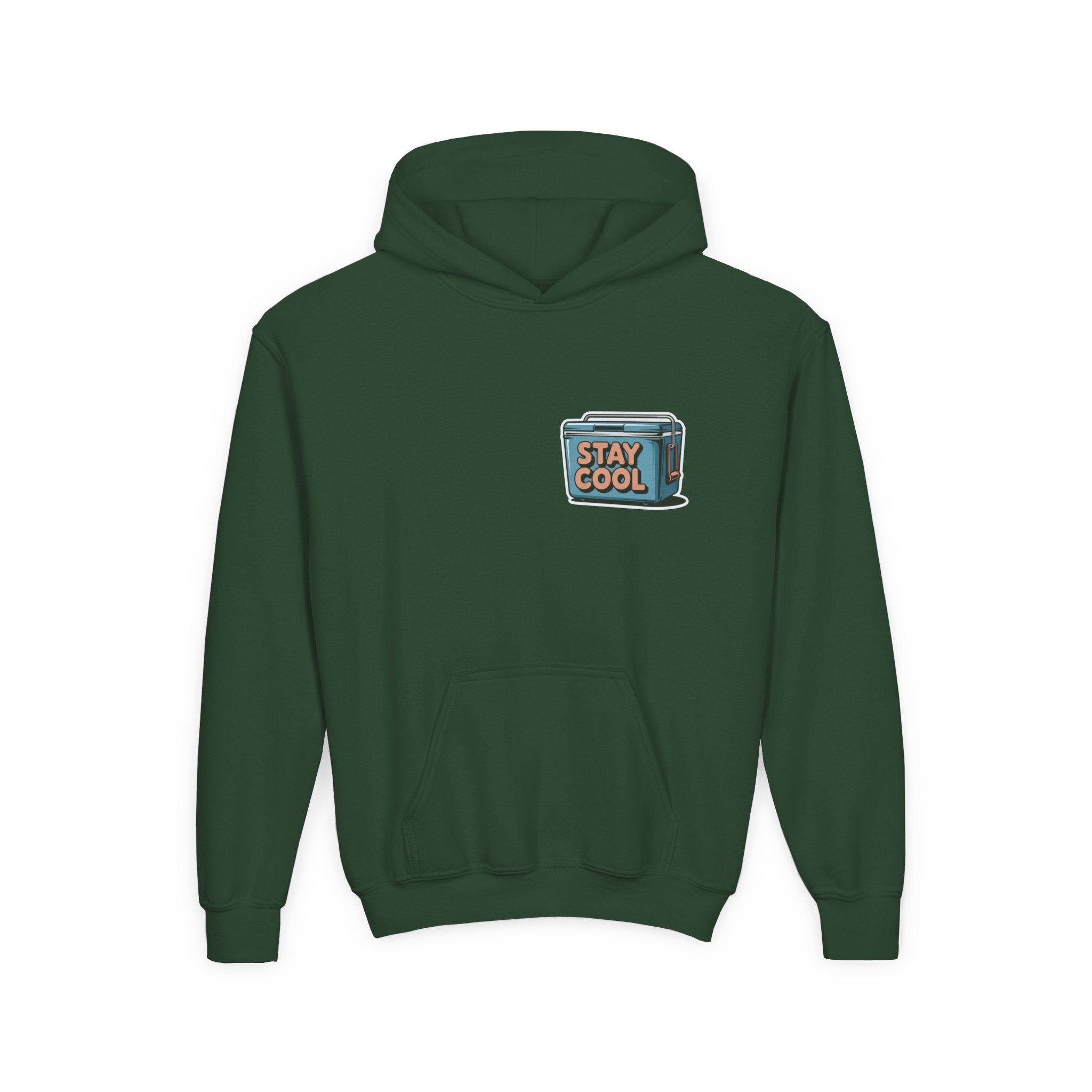 Youth Hooded Sweatshirt - Stay Cool Graphic
