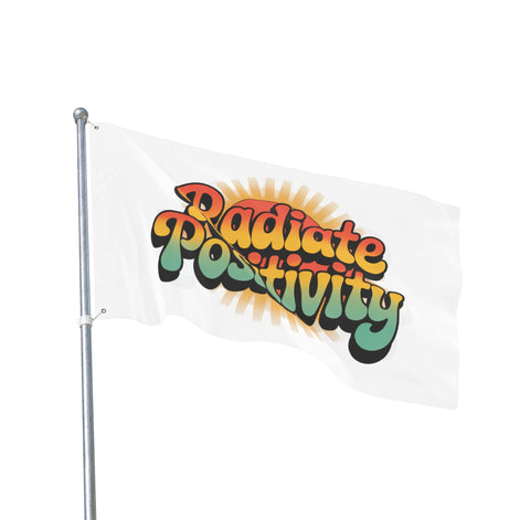 Radiate Positivity Double Sided Flag