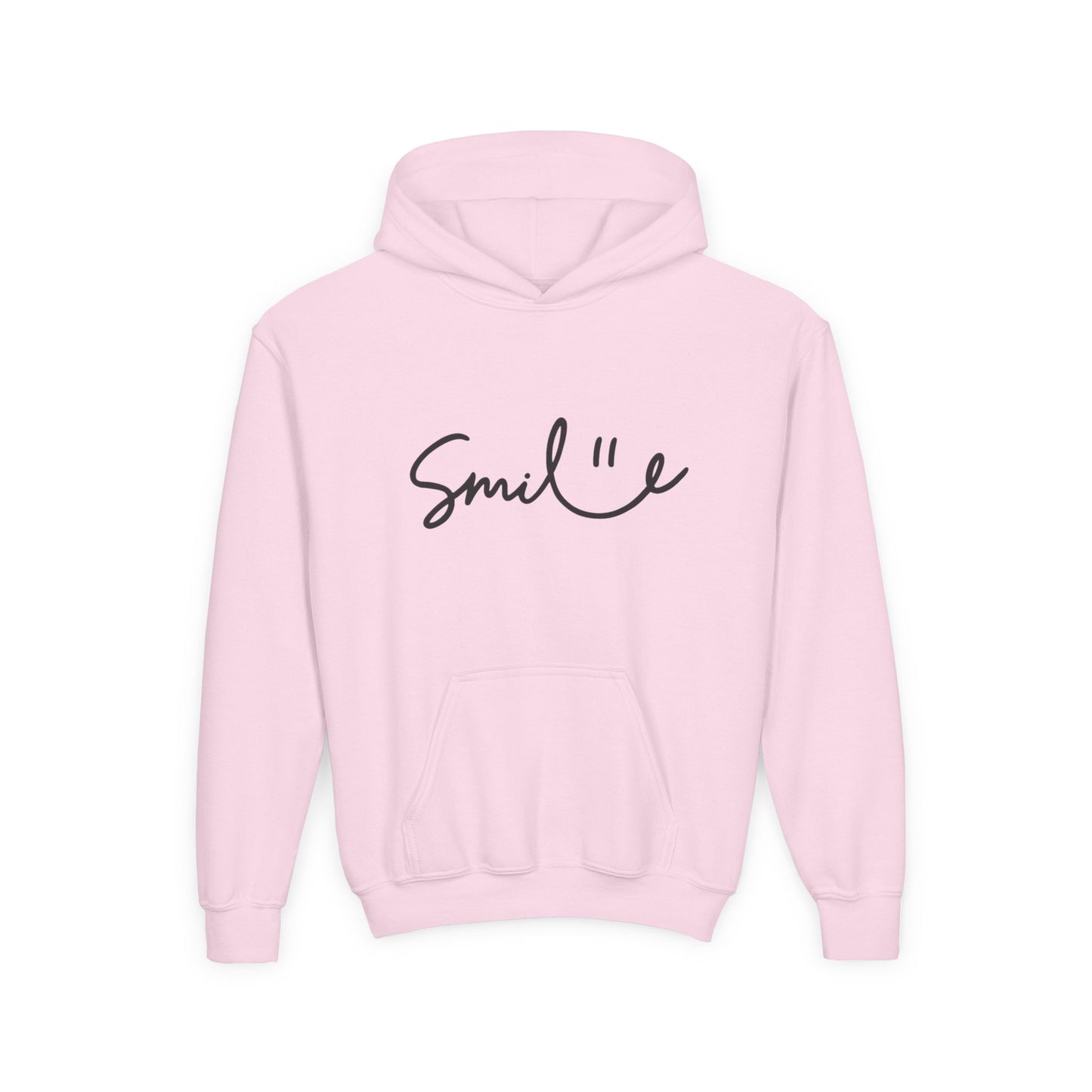 Smile Youth Heavy Blend Hoodie - Cozy, Cheerful Sweatshirt for Kids