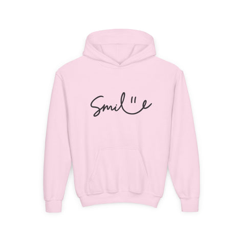 Smile Youth Heavy Blend Hoodie - Cozy, Cheerful Sweatshirt for Kids