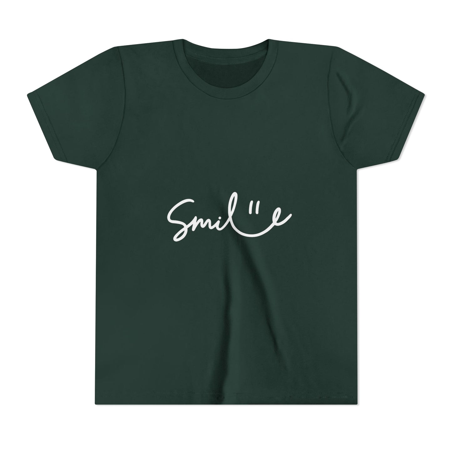 Smiley Youth Short Sleeve Tee - Positive Vibes for Kids