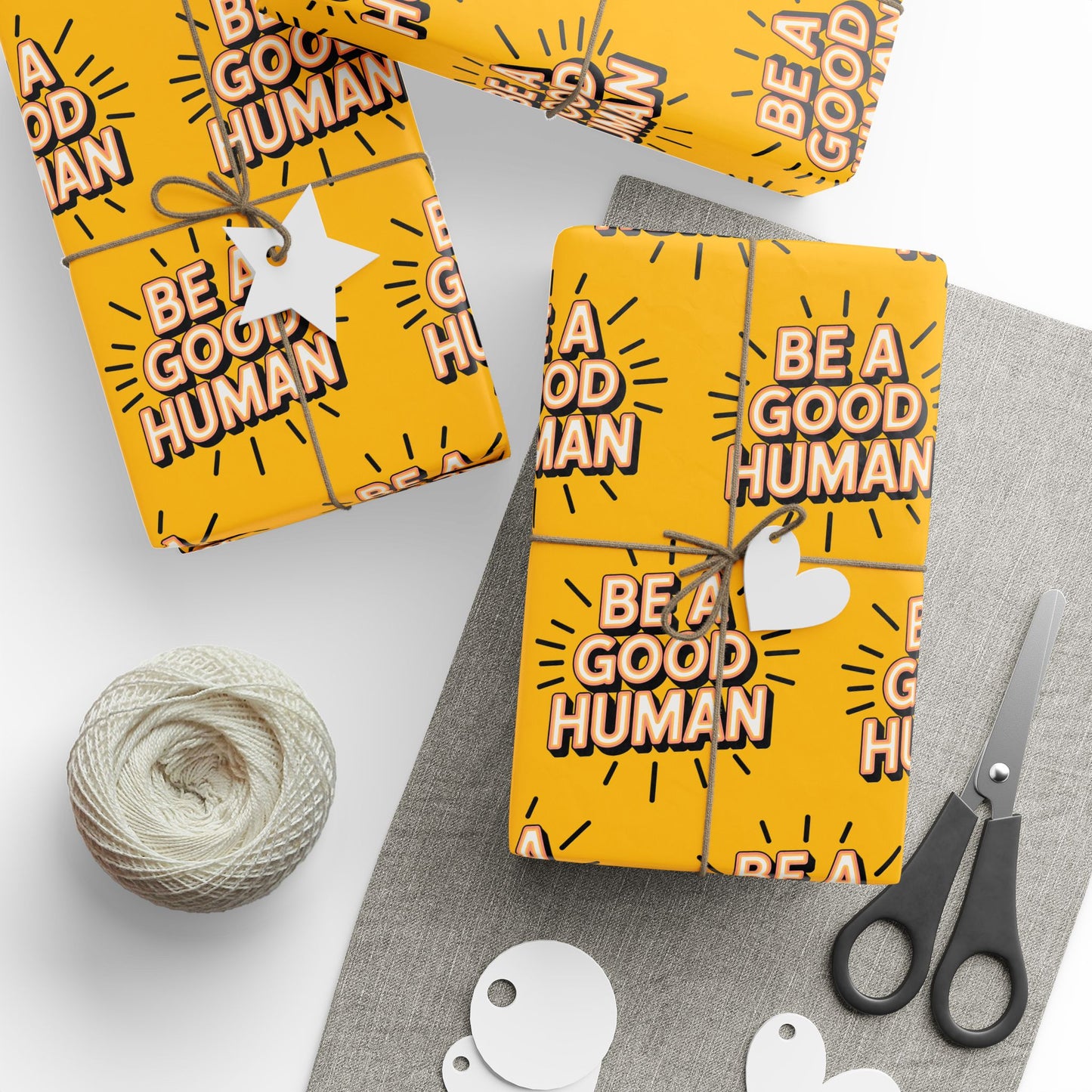 Be a Good Human Gift Wrap (Single Roll)