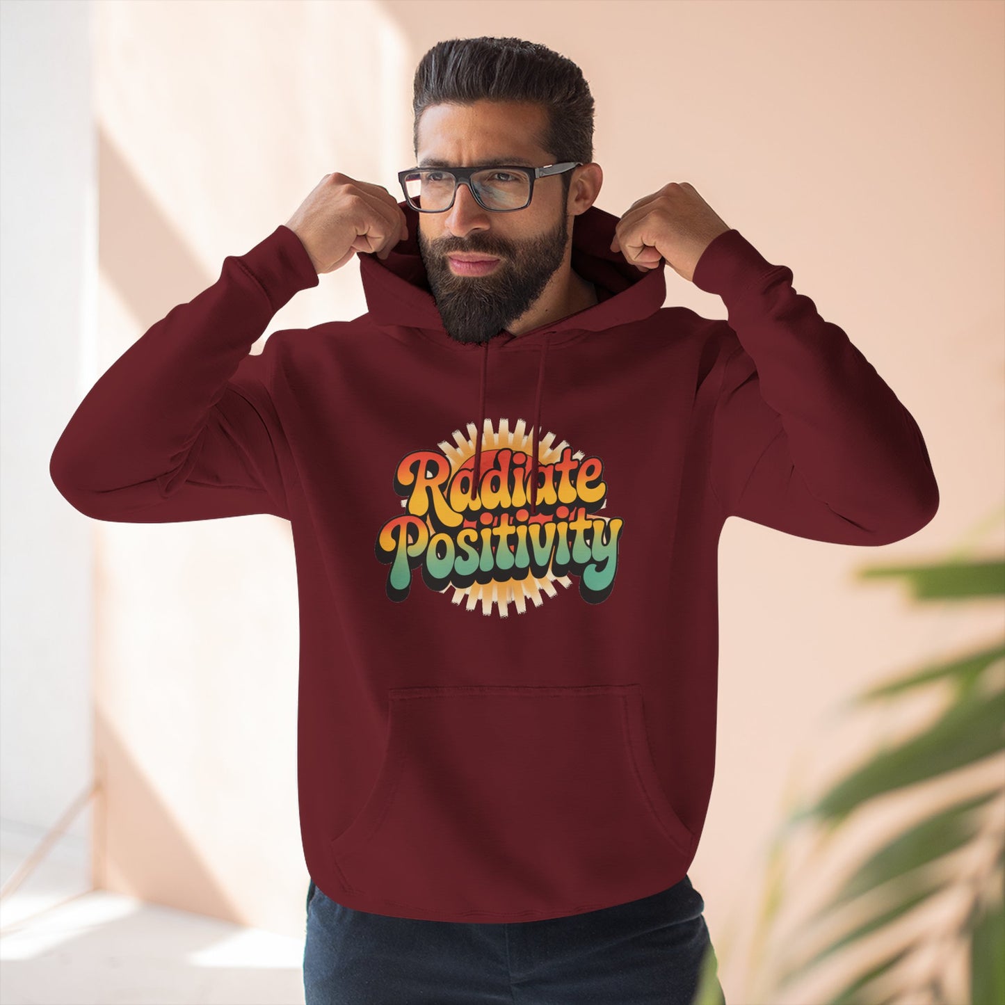Radiate Positivity Fleece Hoodie