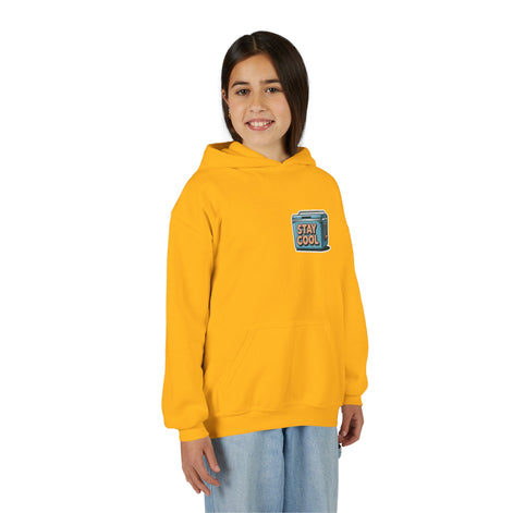Youth Hooded Sweatshirt - Stay Cool Graphic