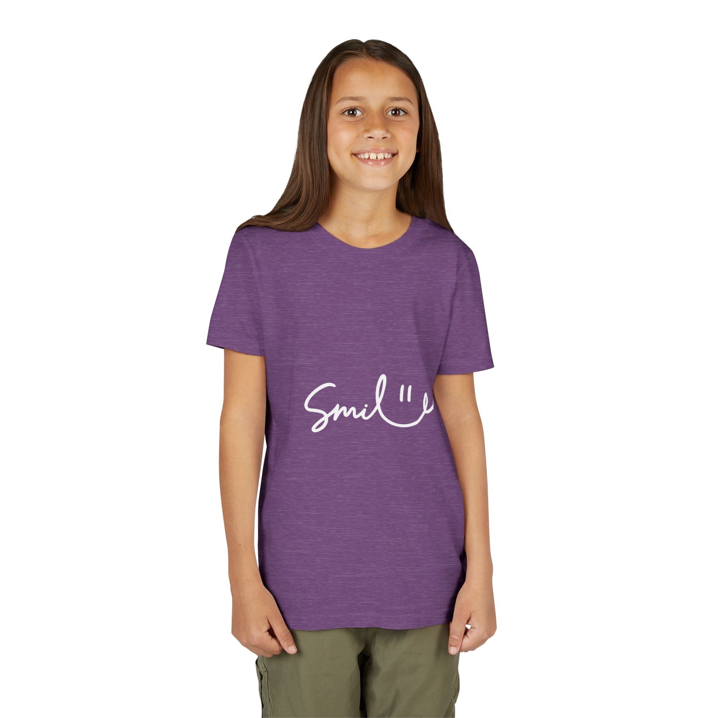 Smiley Youth Short Sleeve Tee - Positive Vibes for Kids