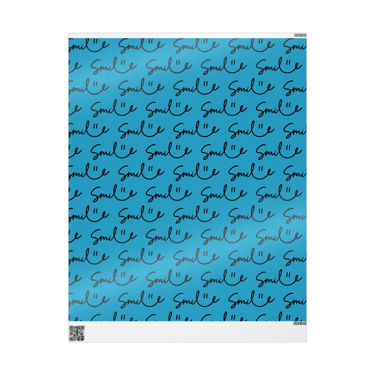 Turquoise Smile Stylish Gift Wrapping Paper for Any Occasion