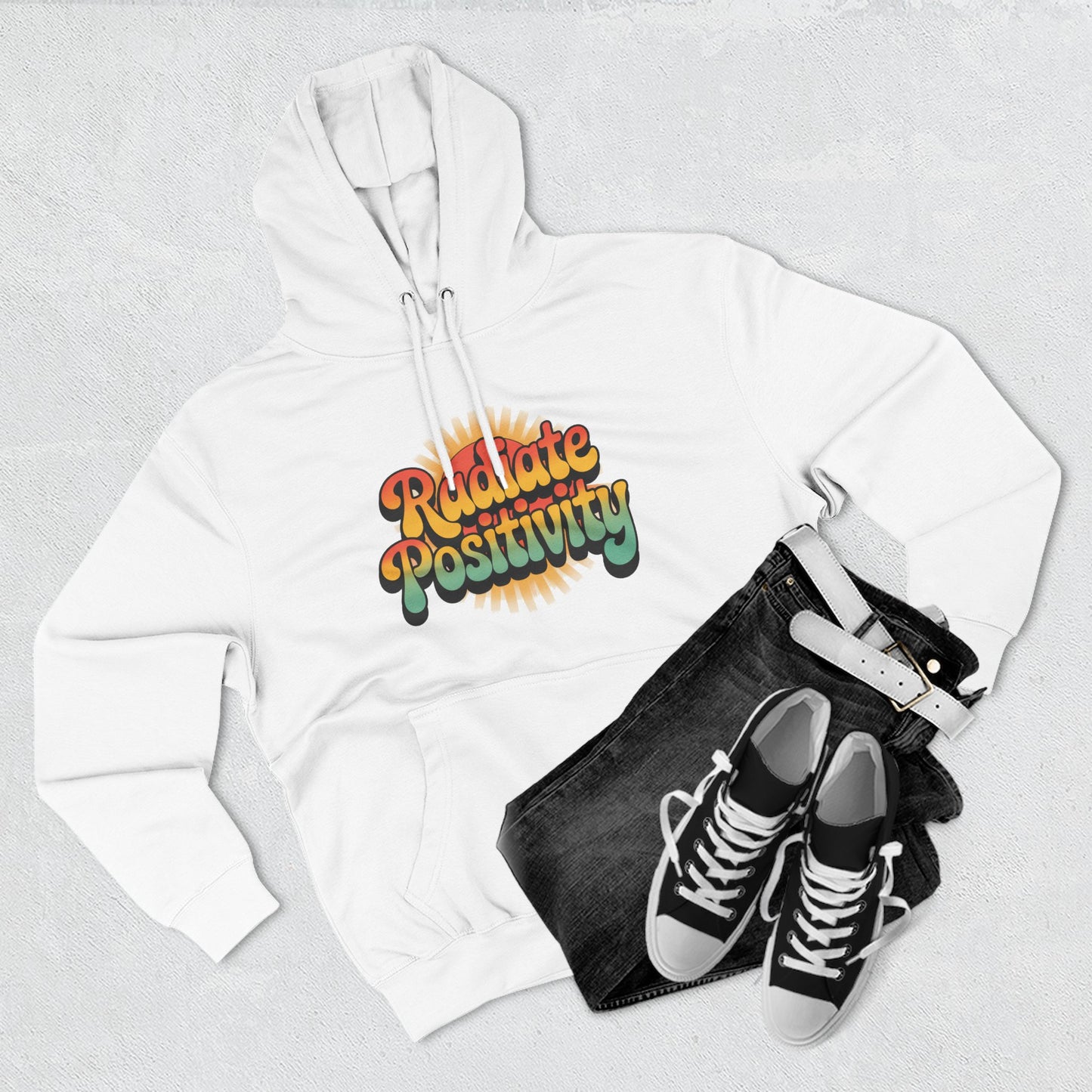 Radiate Positivity Fleece Hoodie