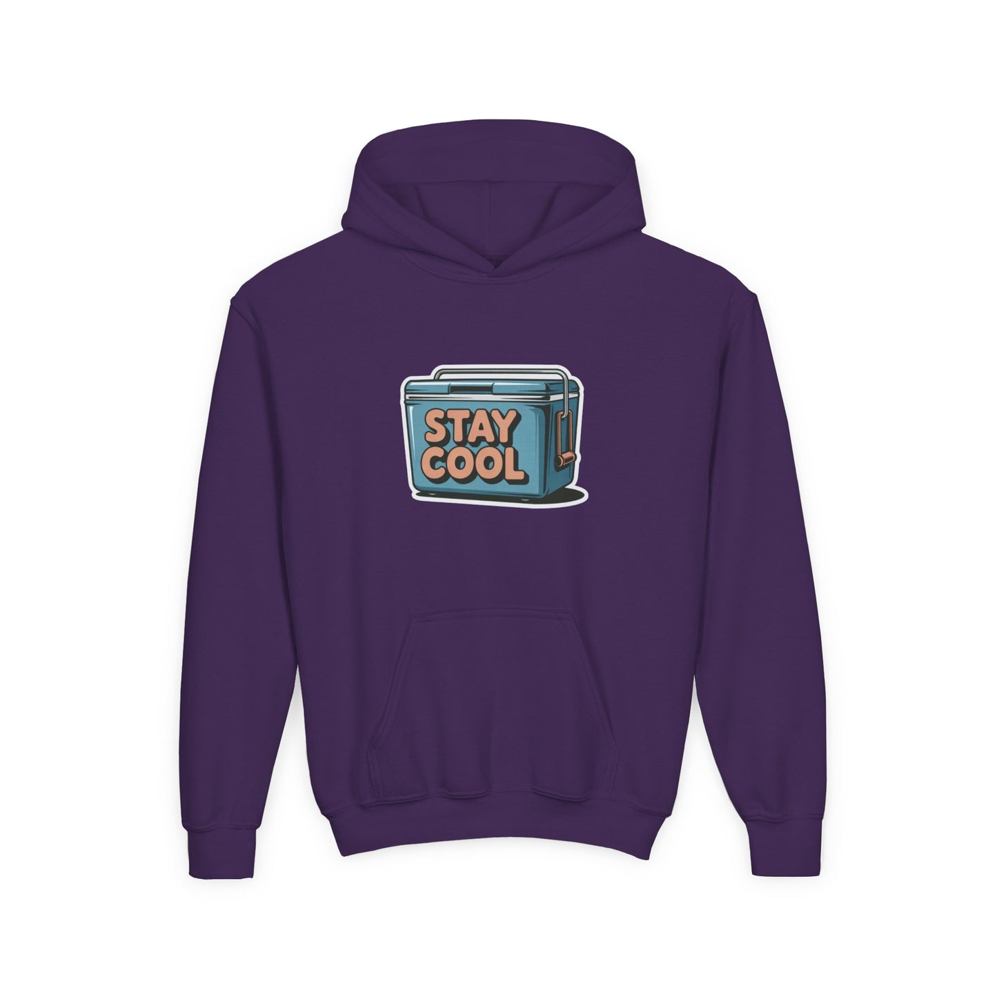 Youth Hooded Sweatshirt - Stay Cool Graphic