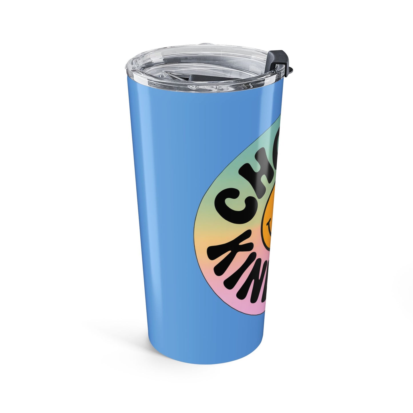 Light Blue Choose Kindness Tumblers – 20oz Travel Mugs for Positive Vibes