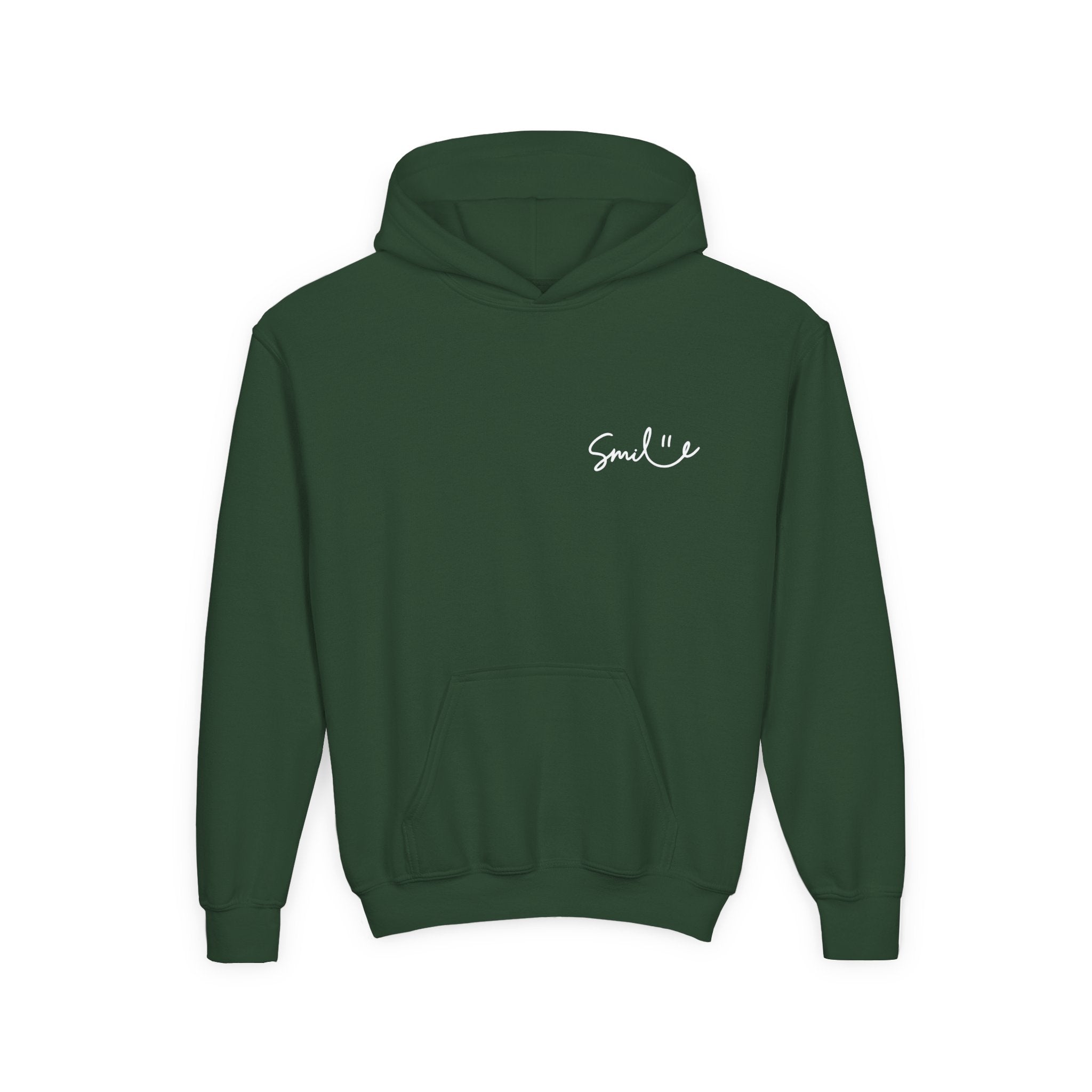 Smile Youth Hoodie - Cozy Heavy Blend Sweatshirt for Kids