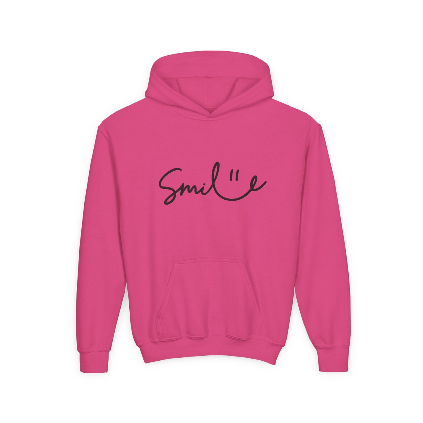 Smile Youth Heavy Blend Hoodie - Cozy, Cheerful Sweatshirt for Kids