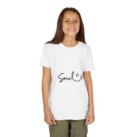 Smiley Youth Short Sleeve Tee - Positive Vibes for Kids