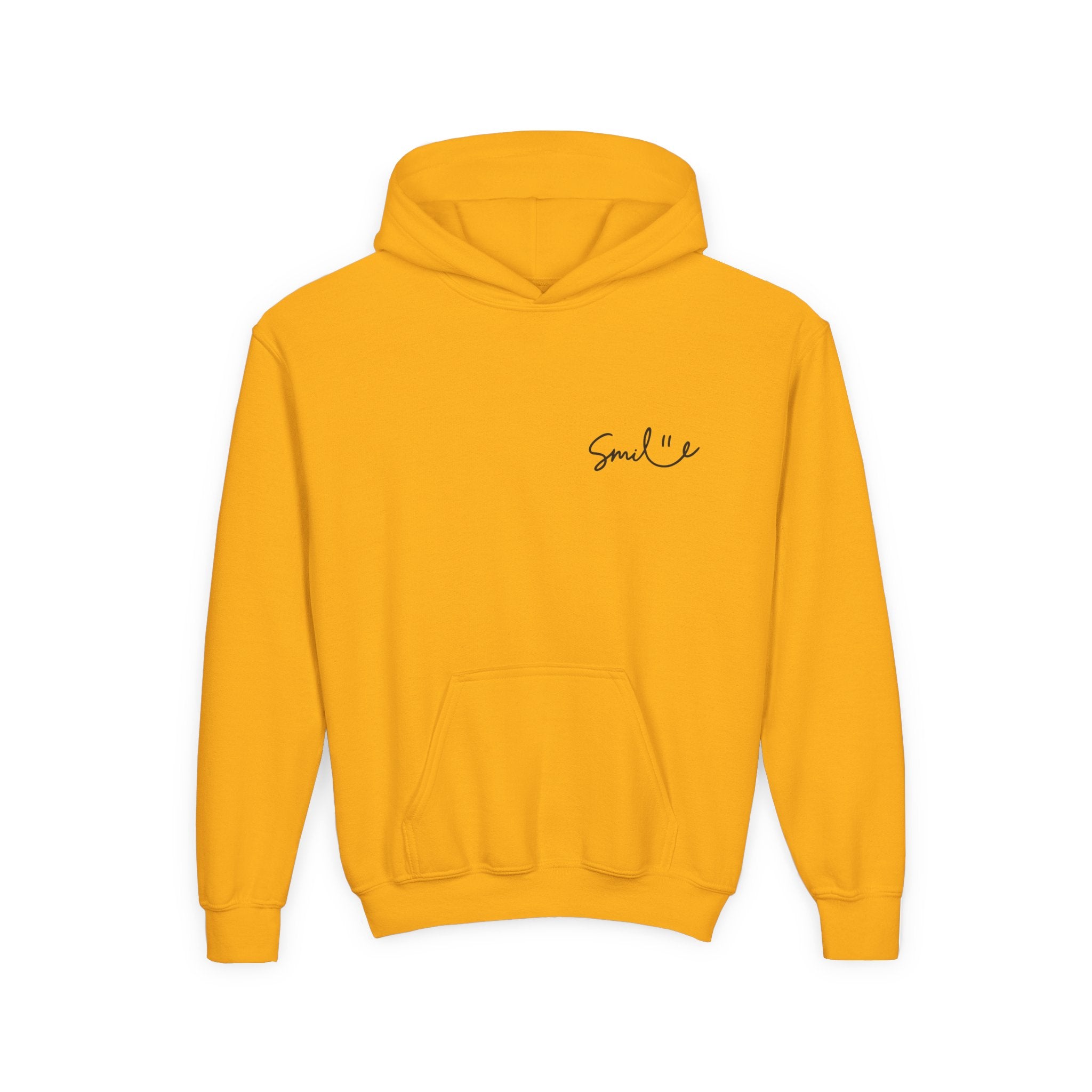 Smile Youth Hoodie - Cozy Heavy Blend Sweatshirt for Kids