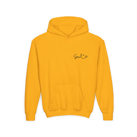 Smile Youth Hoodie - Cozy Heavy Blend Sweatshirt for Kids