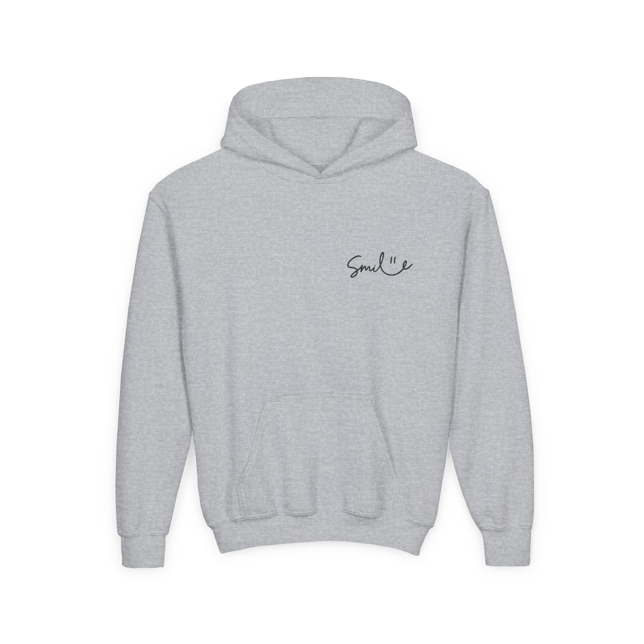 Smile Youth Hoodie - Cozy Heavy Blend Sweatshirt for Kids