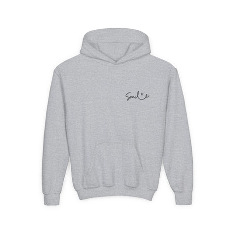 Smile Youth Hoodie - Cozy Heavy Blend Sweatshirt for Kids