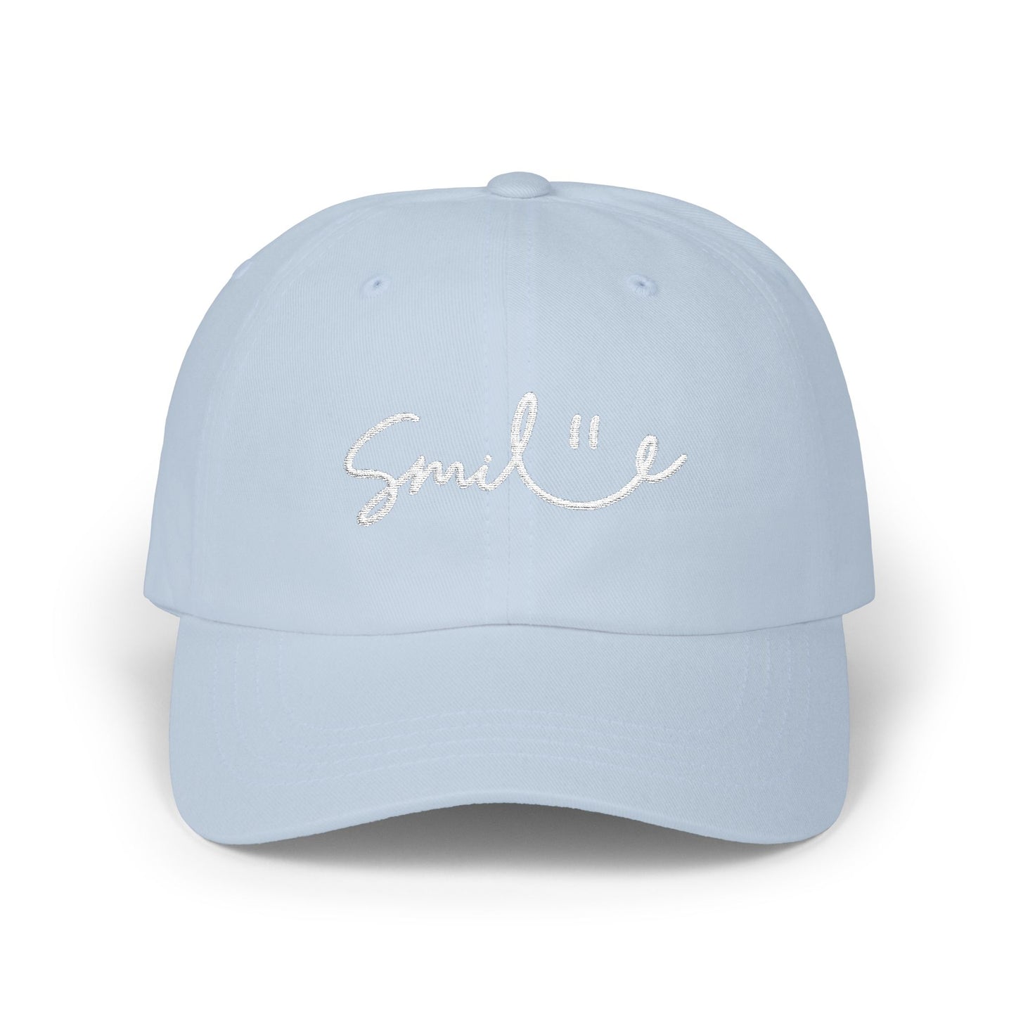 Smile Dad Cap — Embroidered Smile Face Baseball Hat