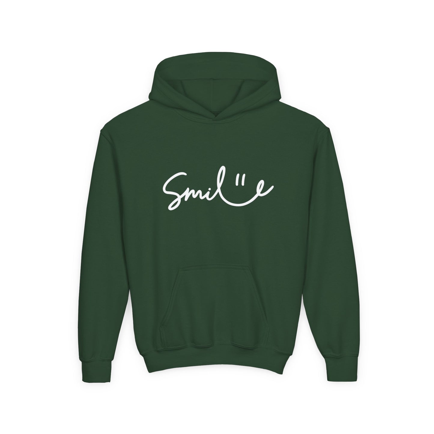 Smile Youth Heavy Blend Hoodie - Cozy, Cheerful Sweatshirt for Kids