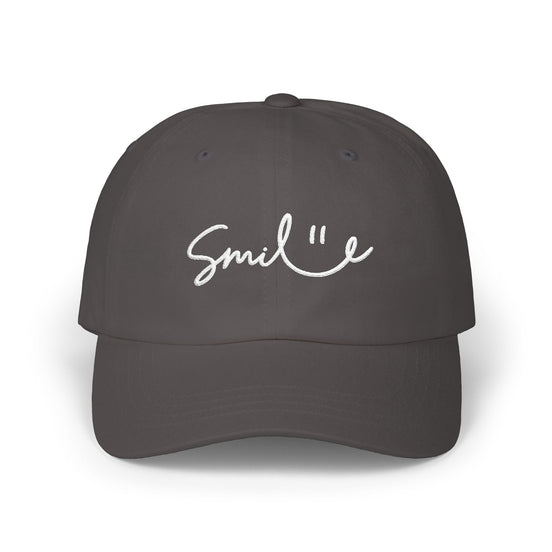 Smile Dad Cap — Embroidered Smile Face Baseball Hat