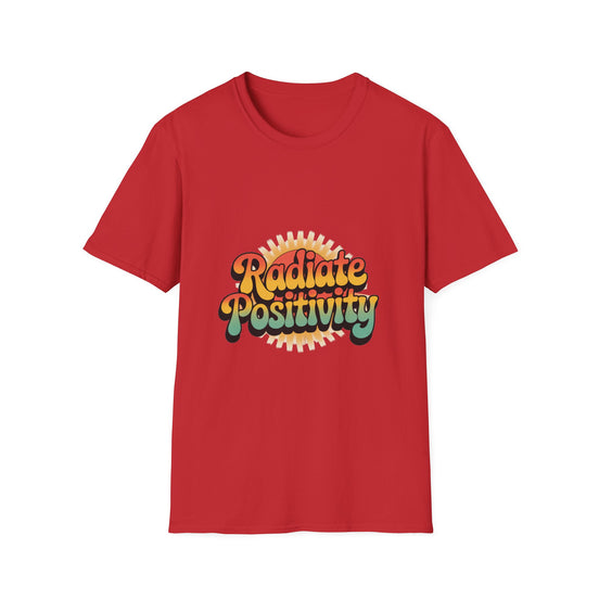 Radiate Positivity Unisex Softstyle T-Shirt - Feel Good Vibes