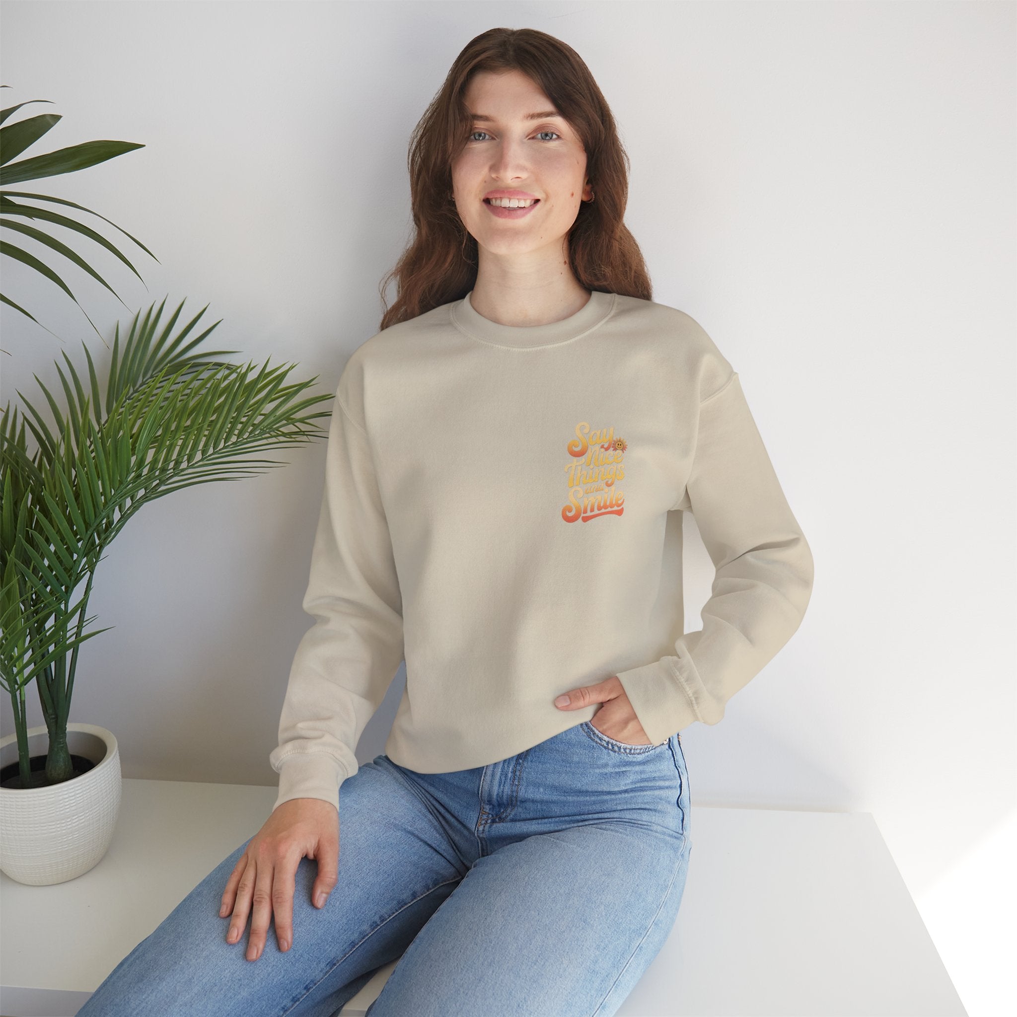 Say Nice Things Crewneck Sweatshirt