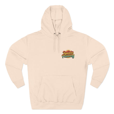 Radiate Positivity Three-Panel Fleece Hoodie