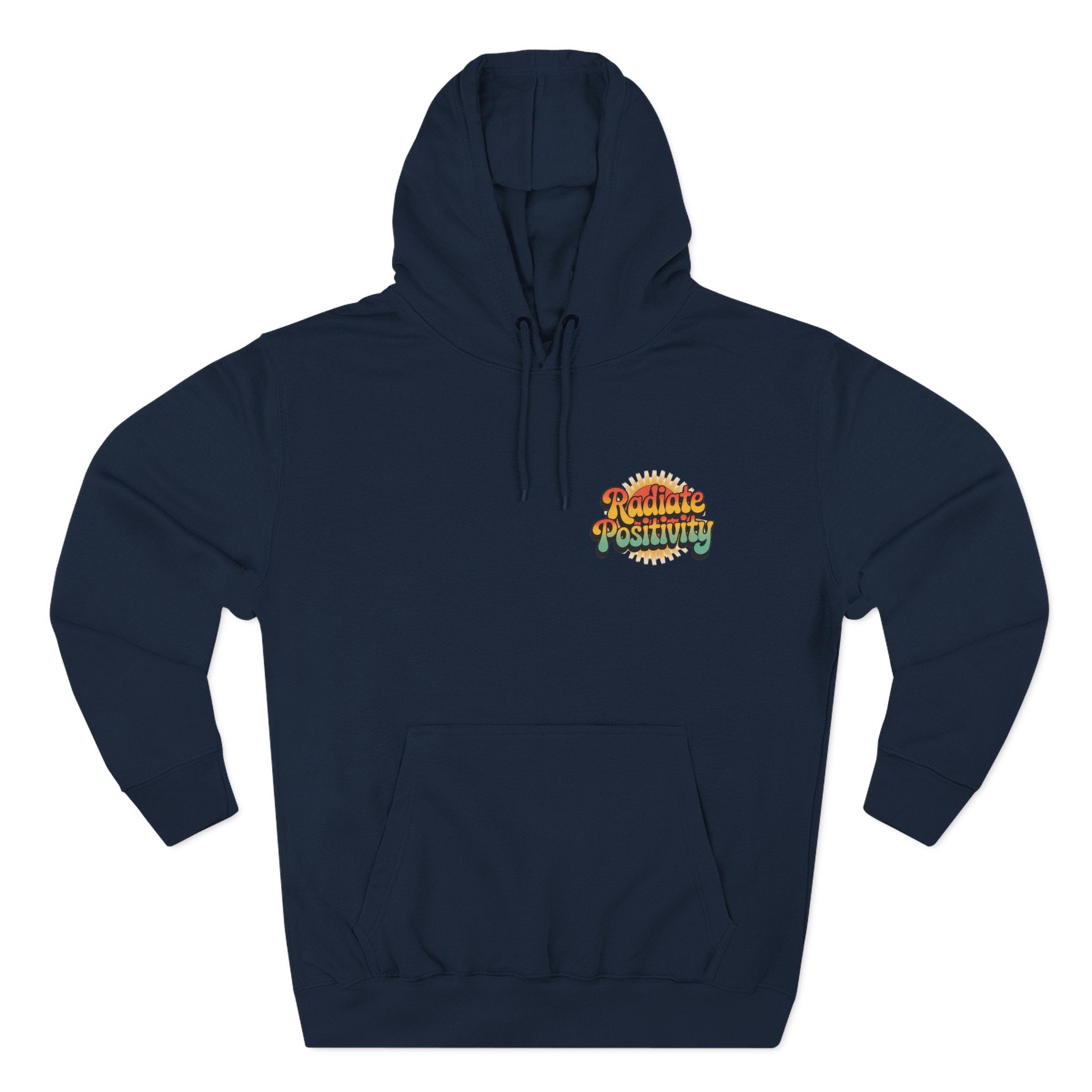 Radiate Positivity Three-Panel Fleece Hoodie