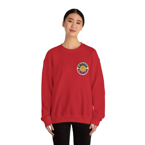 Choose Kindness Unisex Crewneck Sweatshirt - Positive Vibes Apparel