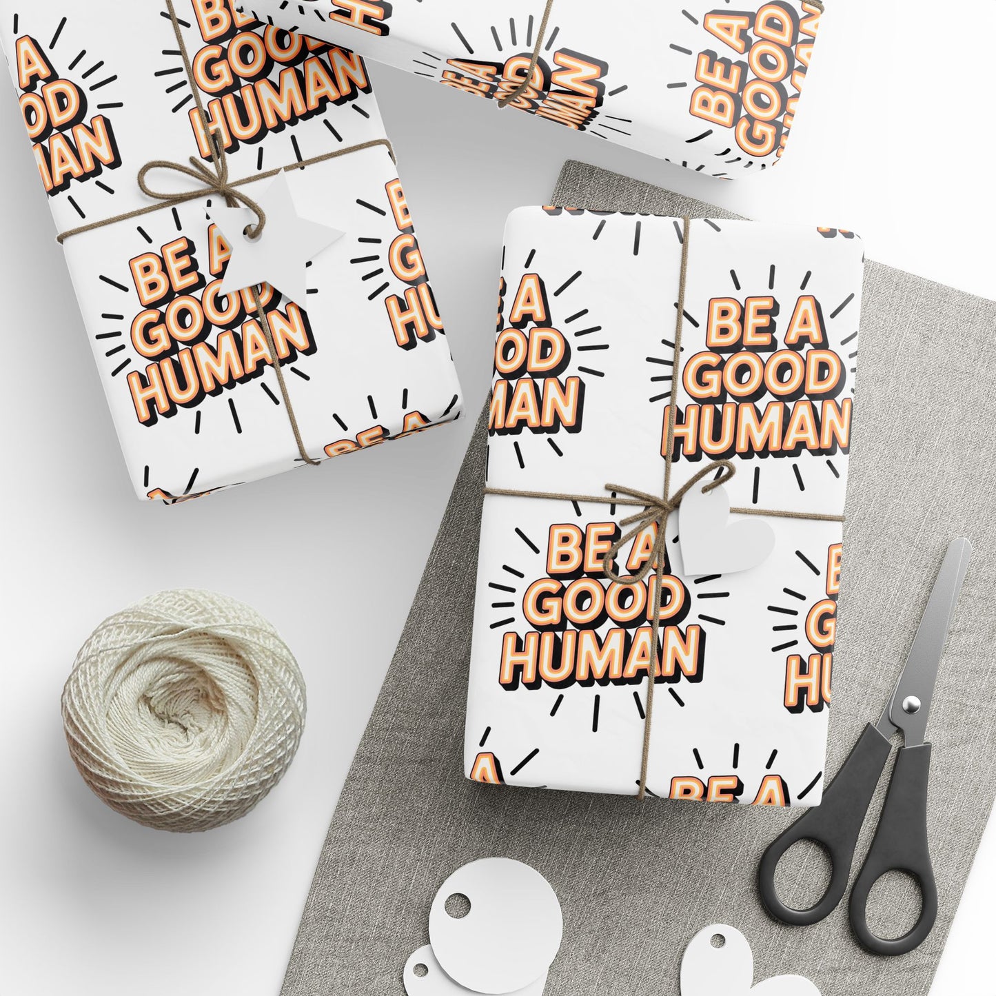 Be a Good Human Gift Wrap (Single Roll)