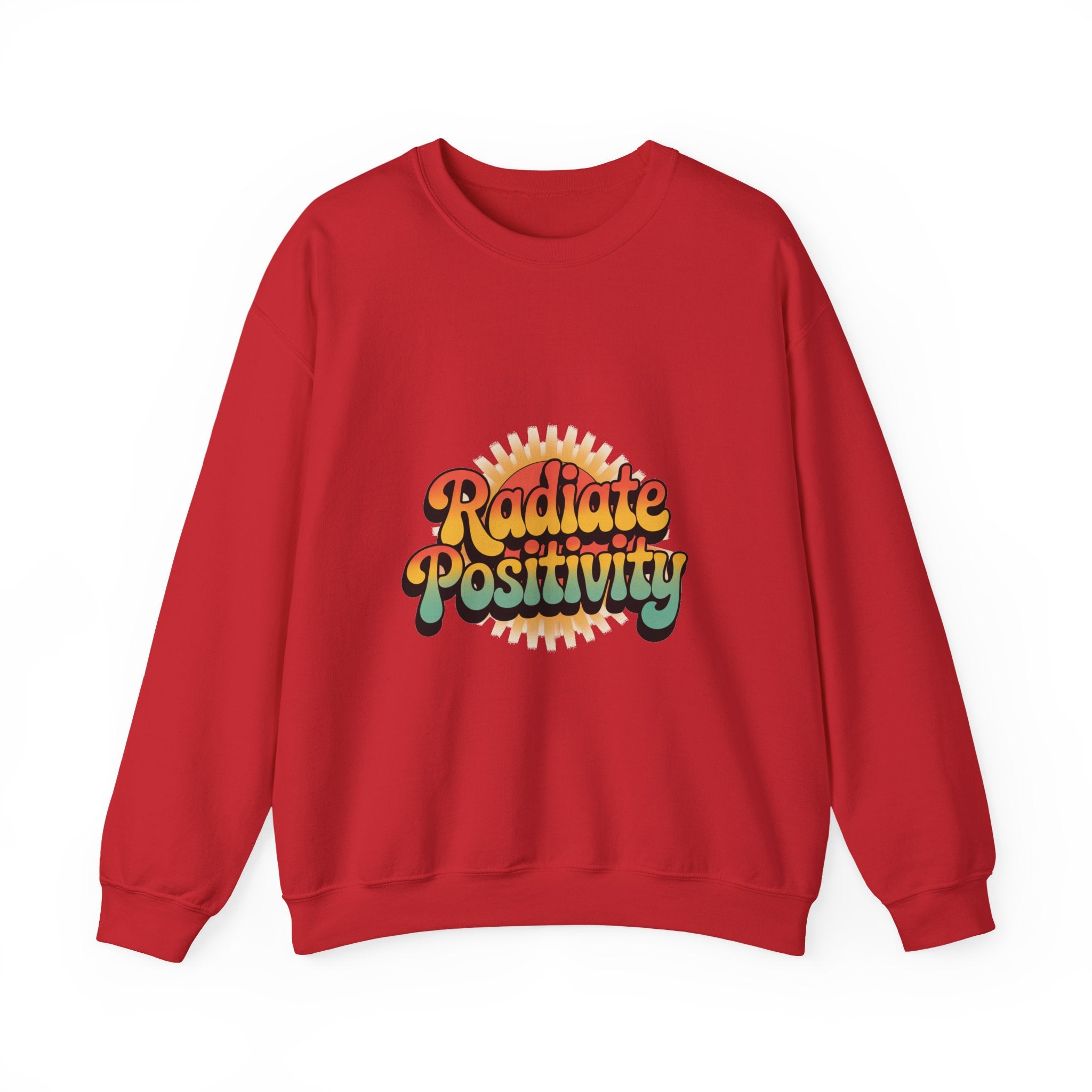 Radiate Positivity Unisex Heavy Blend Crewneck Sweatshirt
