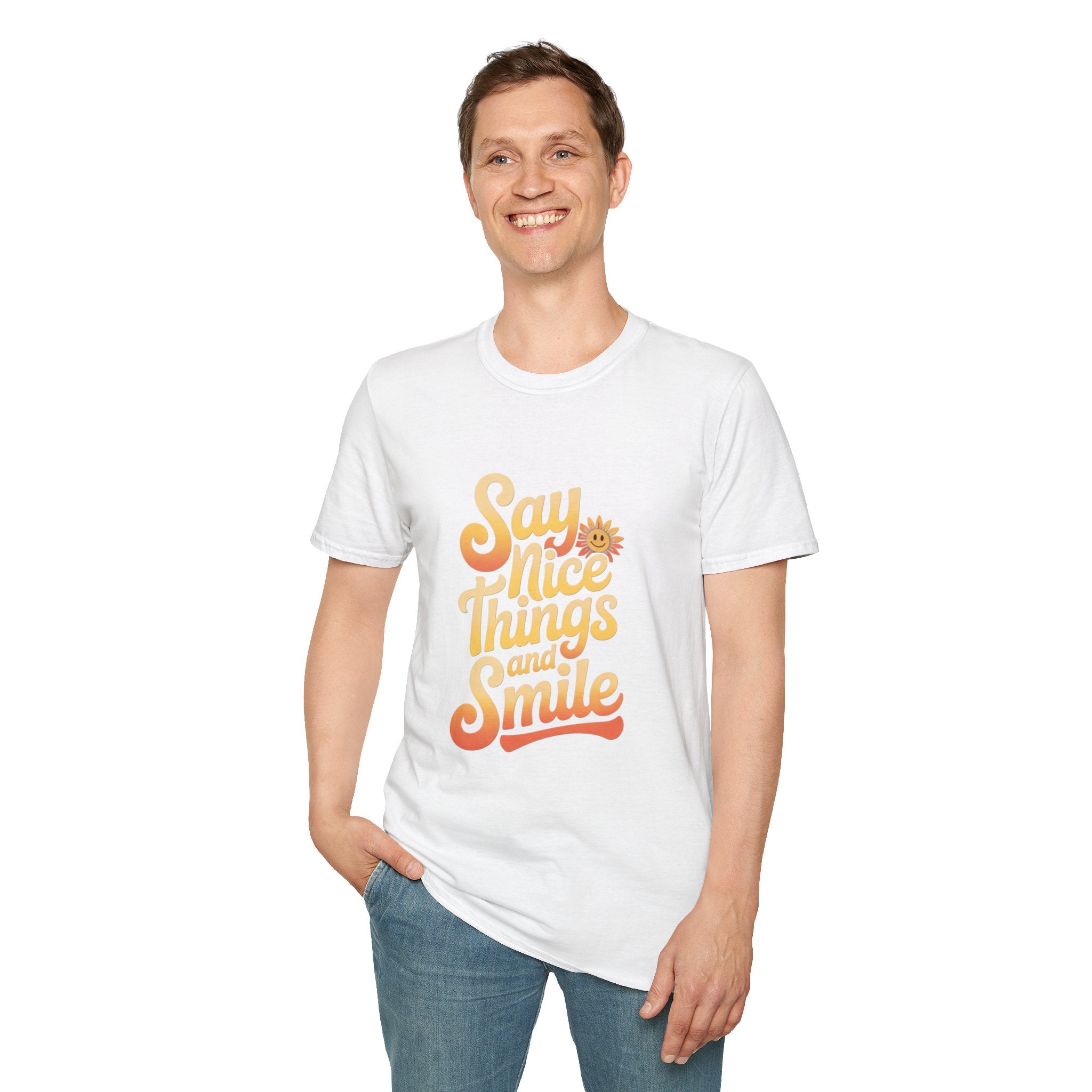 Positive Vibes Unisex Softstyle T-Shirt - 