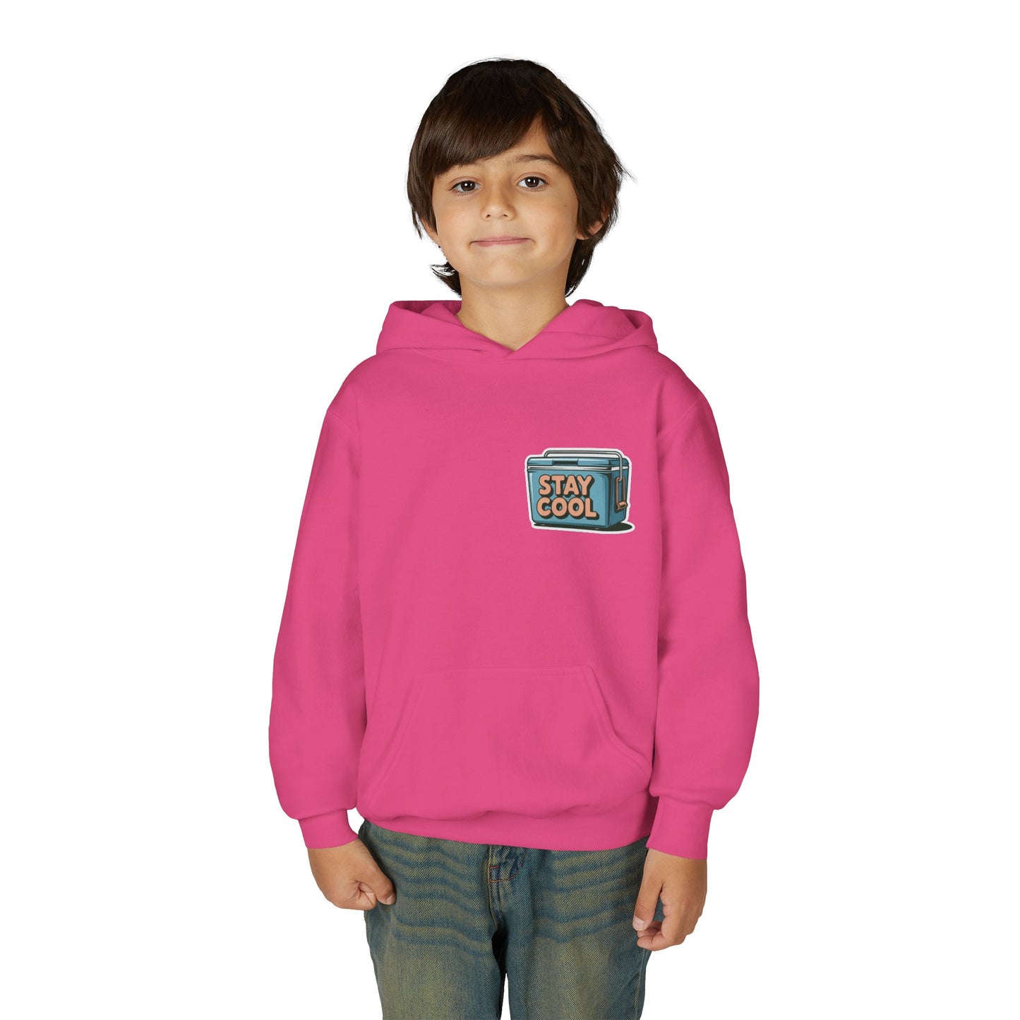 Youth Hooded Sweatshirt - Stay Cool Graphic