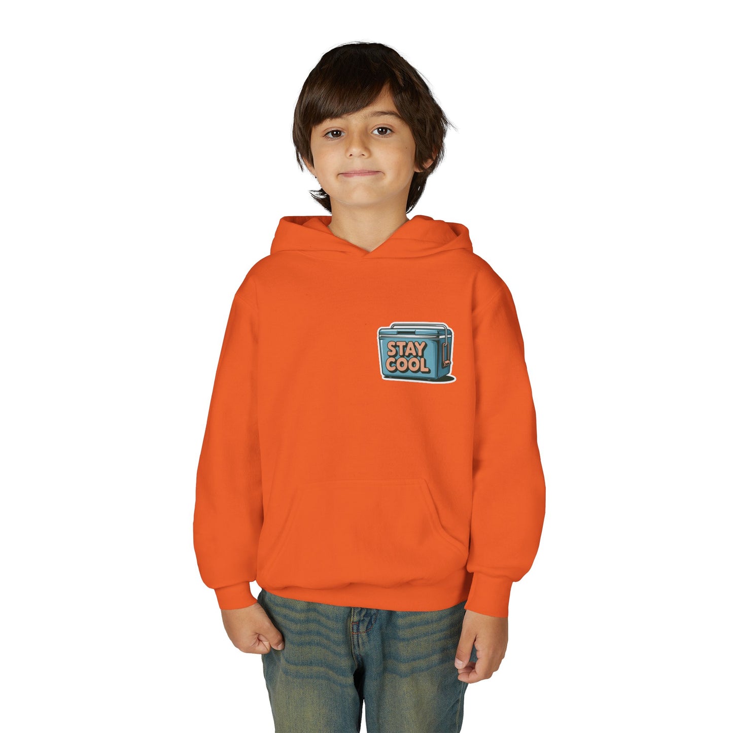 Youth Hooded Sweatshirt - Stay Cool Graphic