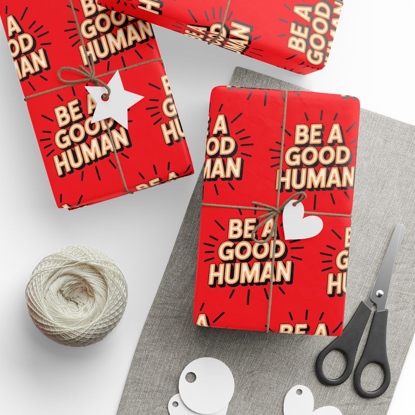 Be a Good Human Gift Wrap (Single Roll)