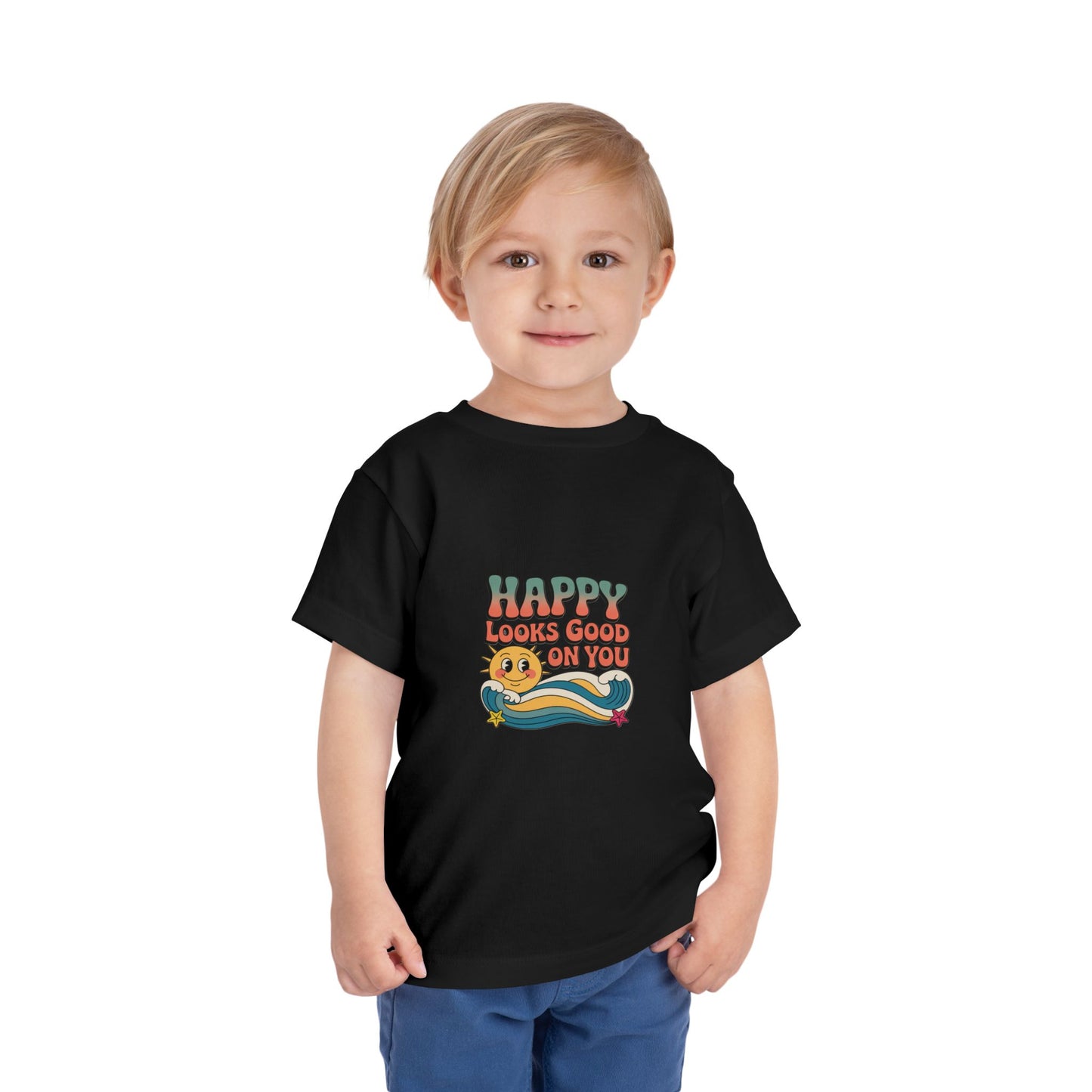 Happy Looks Good On You Toddler Tee