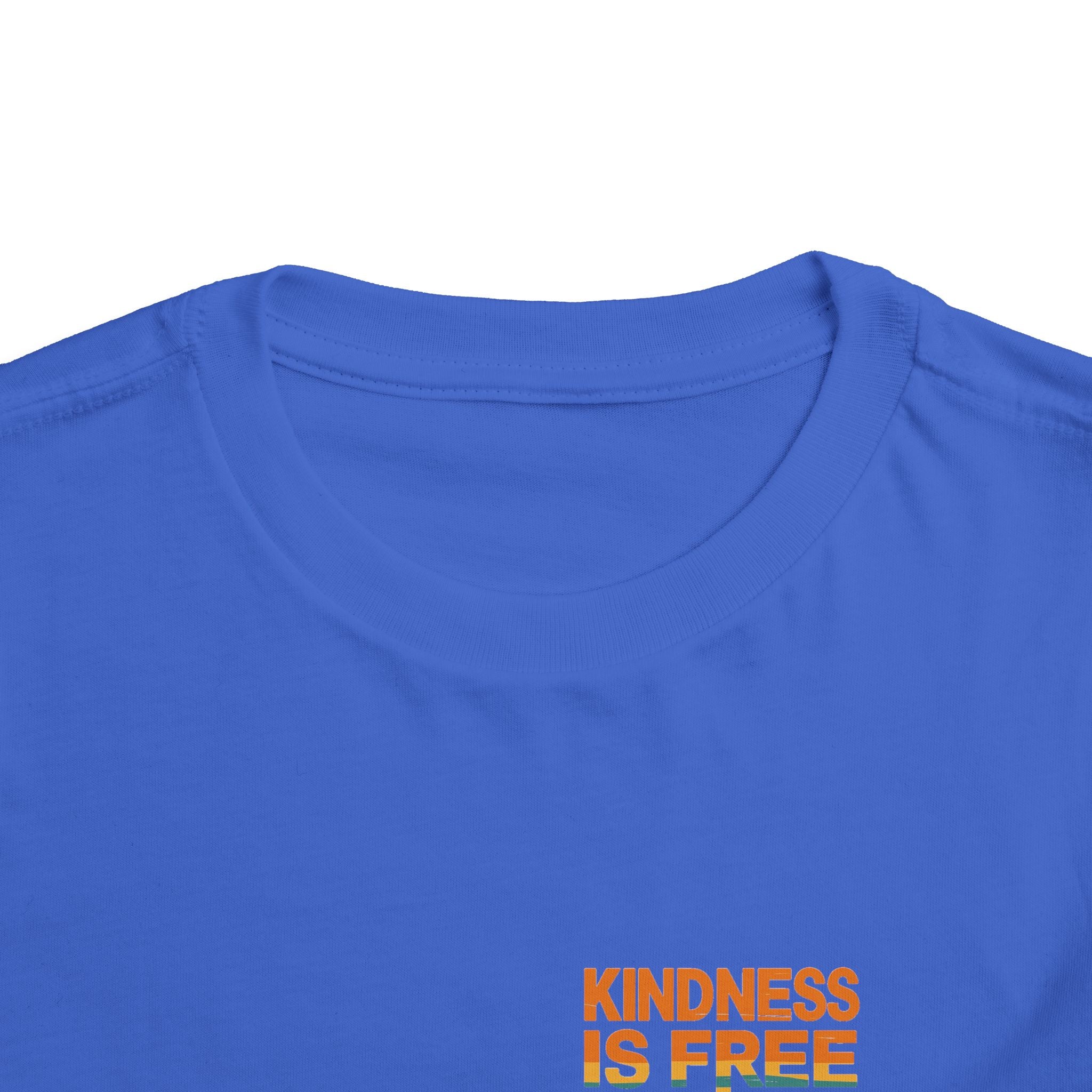 Toddler Short Sleeve Tee - Kindness Is Free Peace Design
