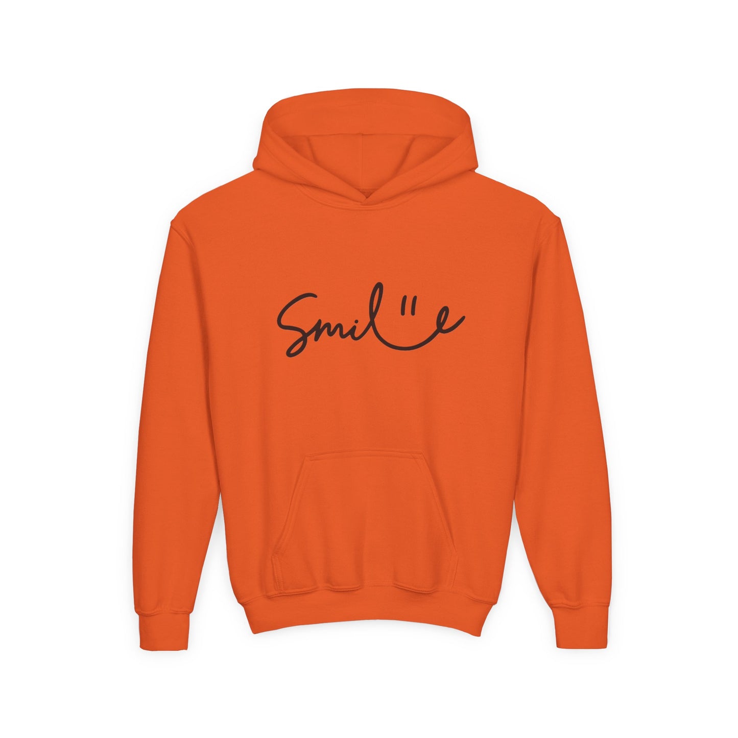 Smile Youth Heavy Blend Hoodie - Cozy, Cheerful Sweatshirt for Kids