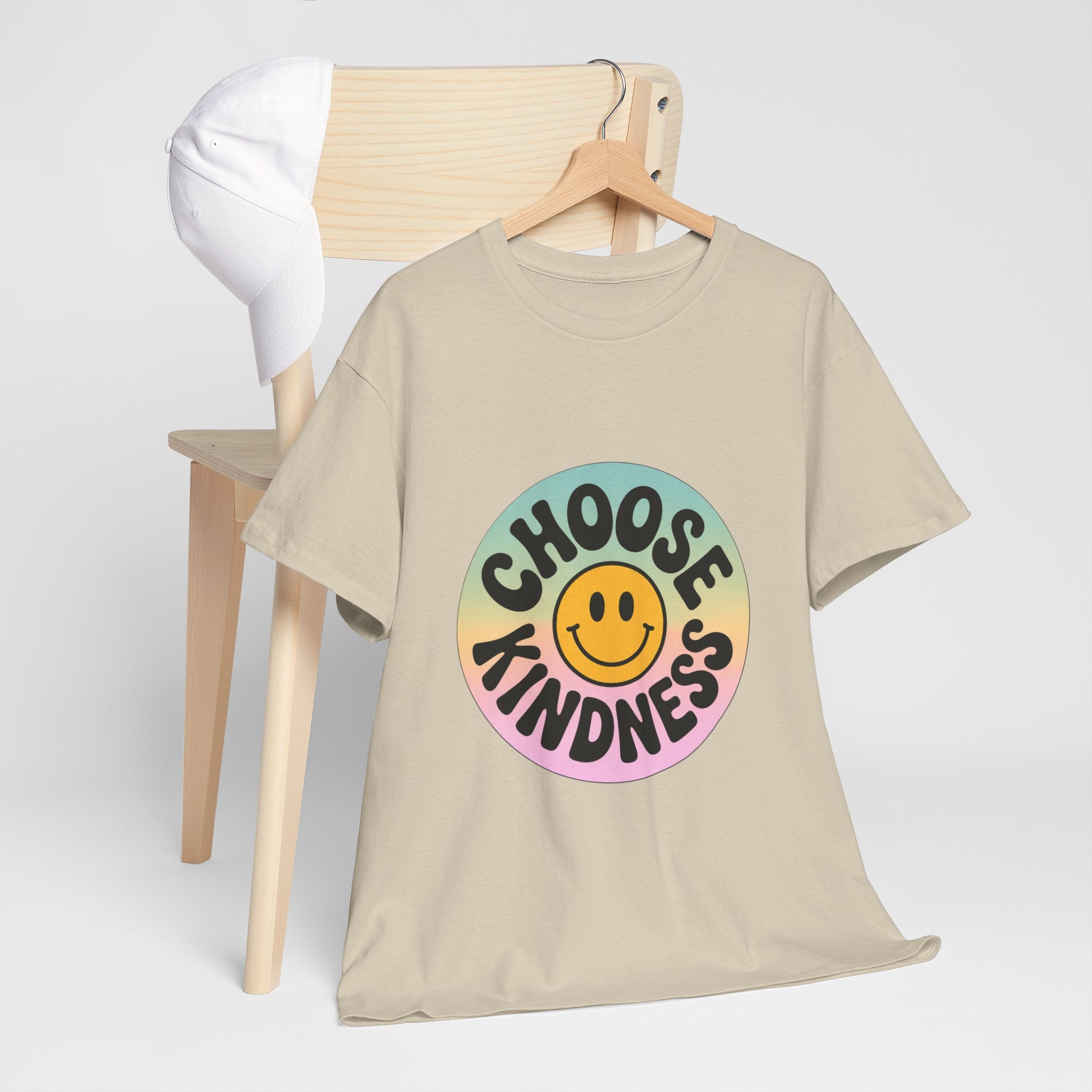 Choose Kindness Unisex Heavy Cotton Tee - Uplifting Graphic T-Shirt