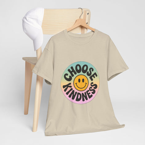 Choose Kindness Unisex Heavy Cotton Tee - Uplifting Graphic T-Shirt