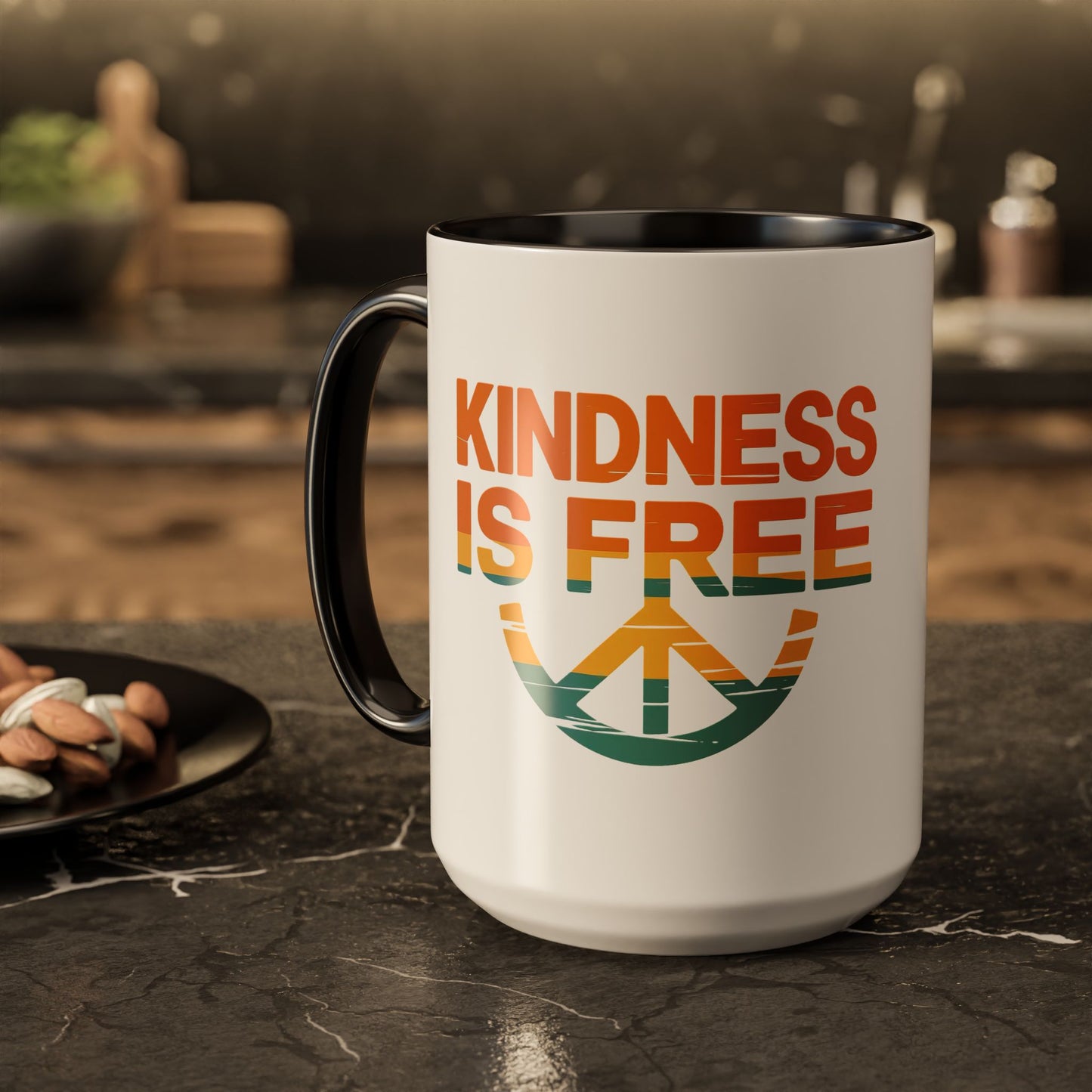 Kindness Is Free Mug - 11oz & 15oz Coffee Cup