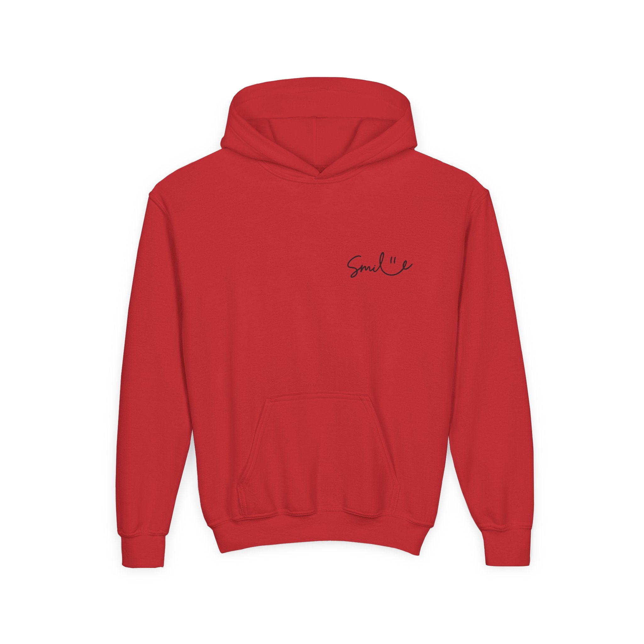 Smile Youth Hoodie - Cozy Heavy Blend Sweatshirt for Kids