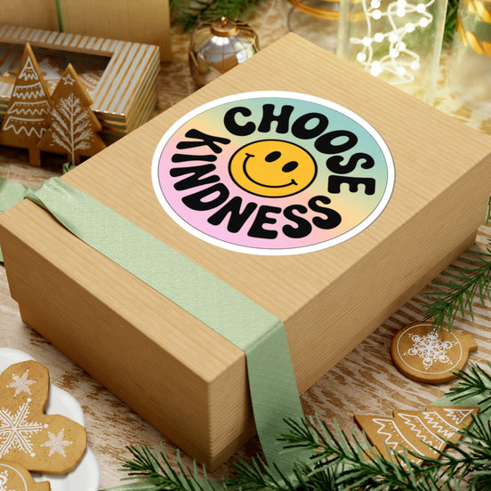 Choose Kindness Kiss-Cut Stickers