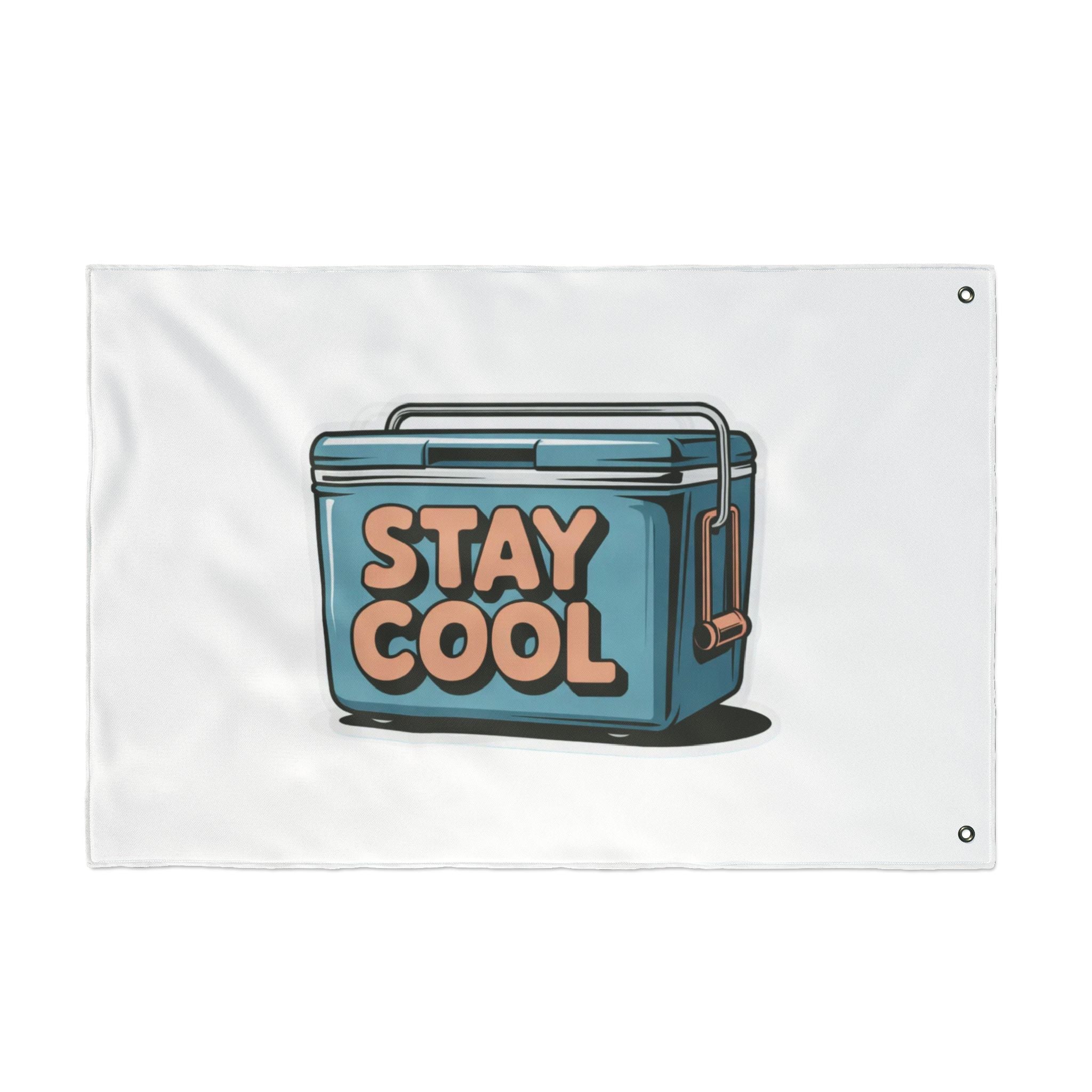 Stay Cool Double Sided Flag