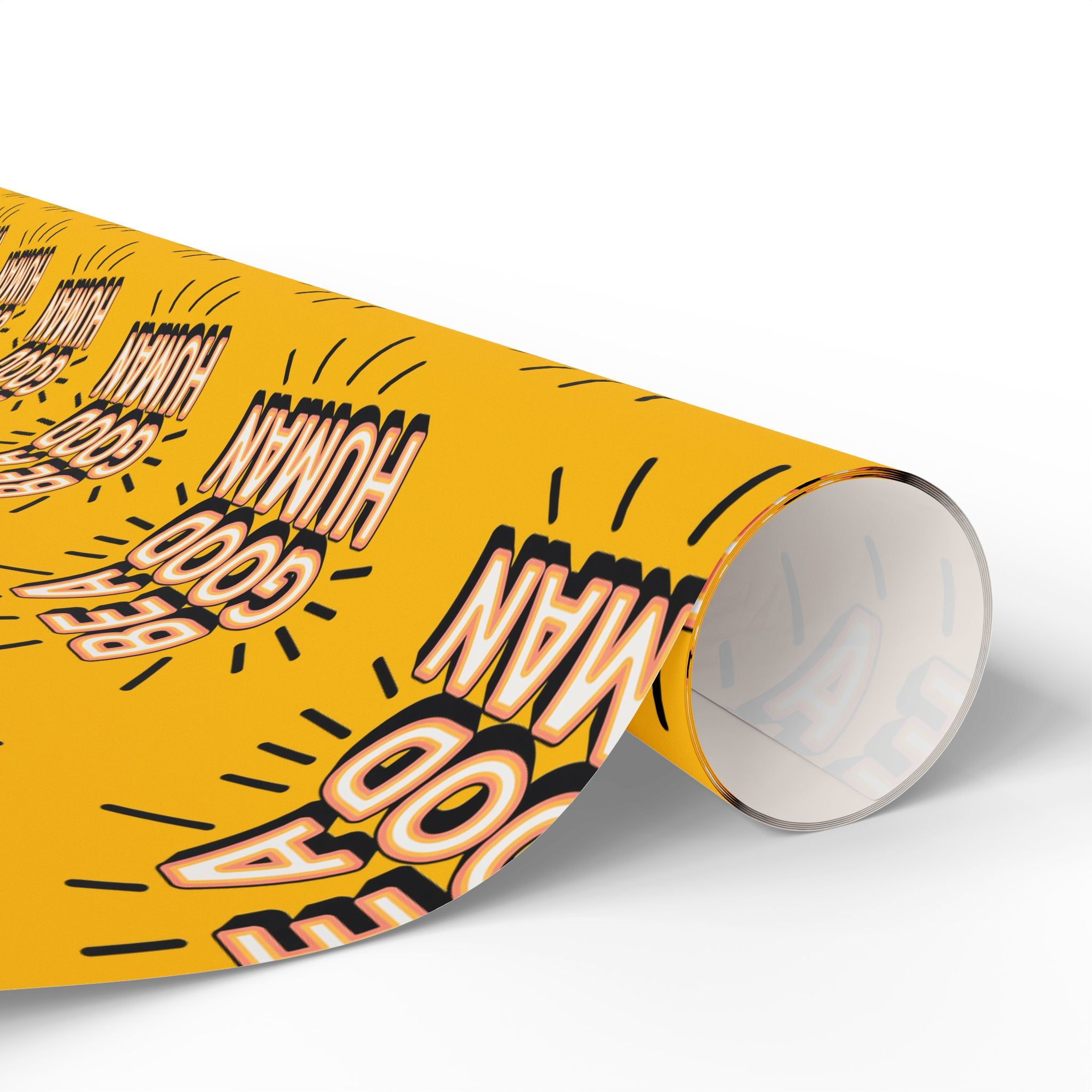 Be a Good Human Gift Wrap (Single Roll)