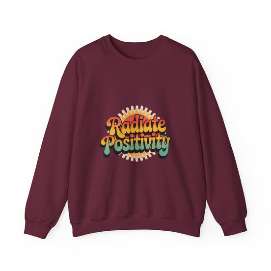 Radiate Positivity Unisex Heavy Blend Crewneck Sweatshirt