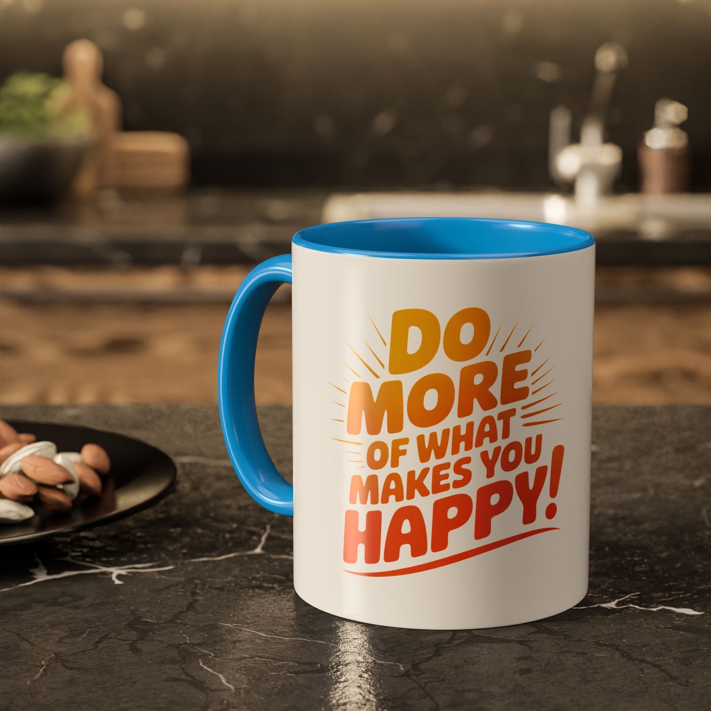 Do More of What Makes You Happy Mug — Colorful 11oz/15oz Ceramic Coffee Cup